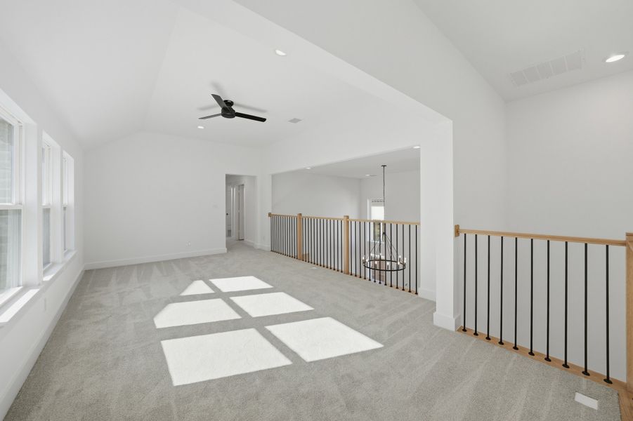 Spacious, unfurnished interior of a new home in Fields - 40' Lots, Frisco (Image 28). Spacious, unfurnished interior of a new home in Fields - 40' Lots, Frisco (Image 28).