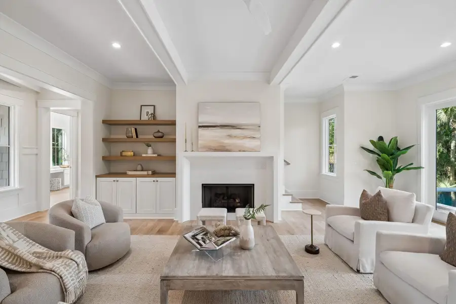Furnished interior view inside a new home in , Kiawah Island (Image 10).