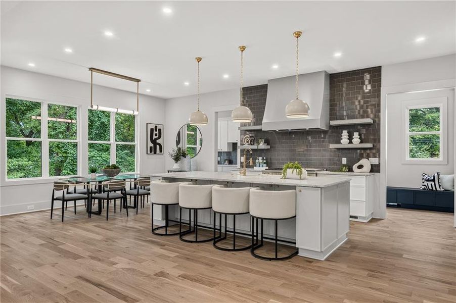 Furnished interior view inside a new home in , Atlanta (Image 15).