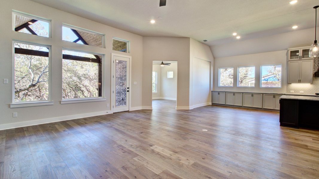 Furnished interior view inside a new home in Verandas at the Rim, San Antonio (Image 20). Furnished interior view inside a new home in Verandas at the Rim, San Antonio (Image 20).