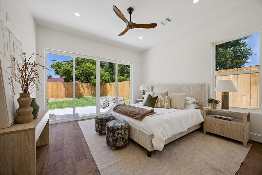 Furnished interior view inside a new home in , Houston (Image 27).