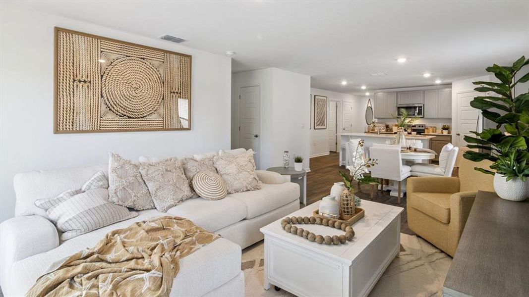Furnished interior view inside a new home in , Haines City (Image 10).