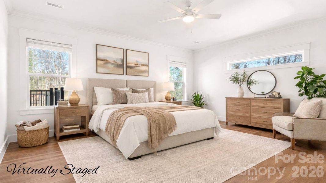 Furnished interior view inside a new home in , Hendersonville (Image 13).