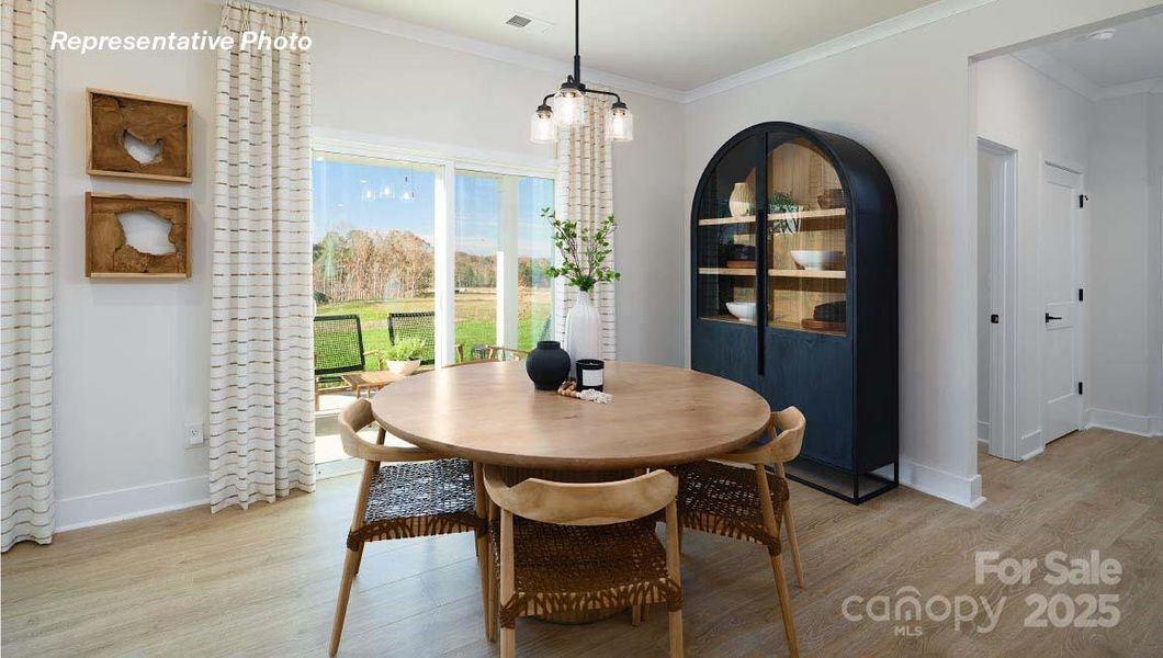 Furnished interior view inside a new home in Westport, York (Image 28).