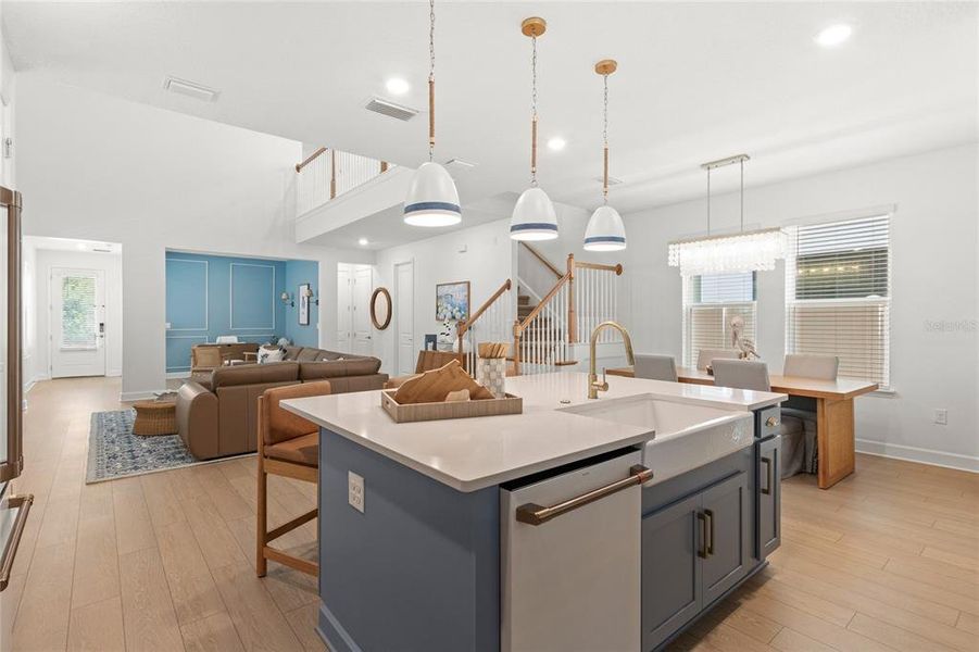 Furnished interior view inside a new home in Harvest at Ovation, Winter Garden (Image 27).