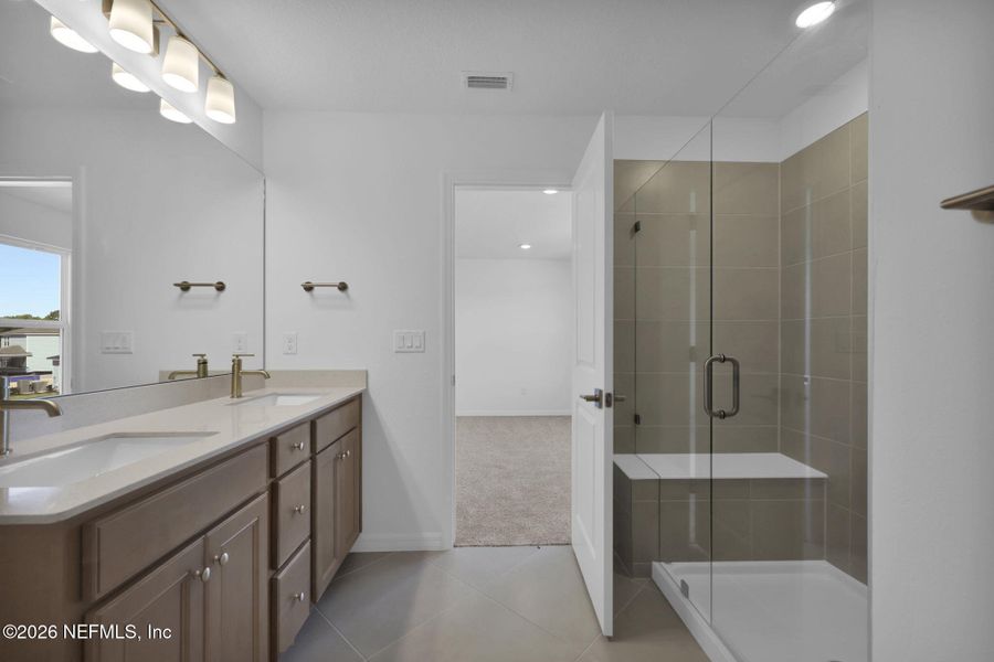 Furnished interior view inside a new home in The Preserve at Bannon Lakes, St. Augustine (Image 10).
