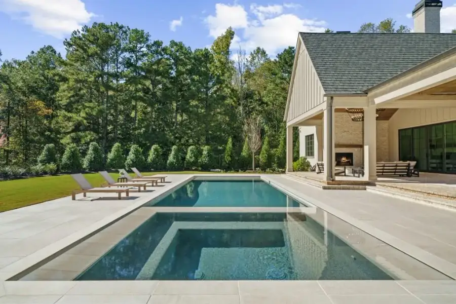 Exterior details and patio area of a home in , Milton (Image 37).