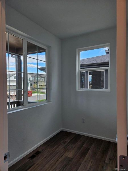Spacious, unfurnished interior of a new home in The Cottages Collection at Ridgeline Vista, Brighton (Image 20). Spacious, unfurnished interior of a new home in The Cottages Collection at Ridgeline Vista, Brighton (Image 20).