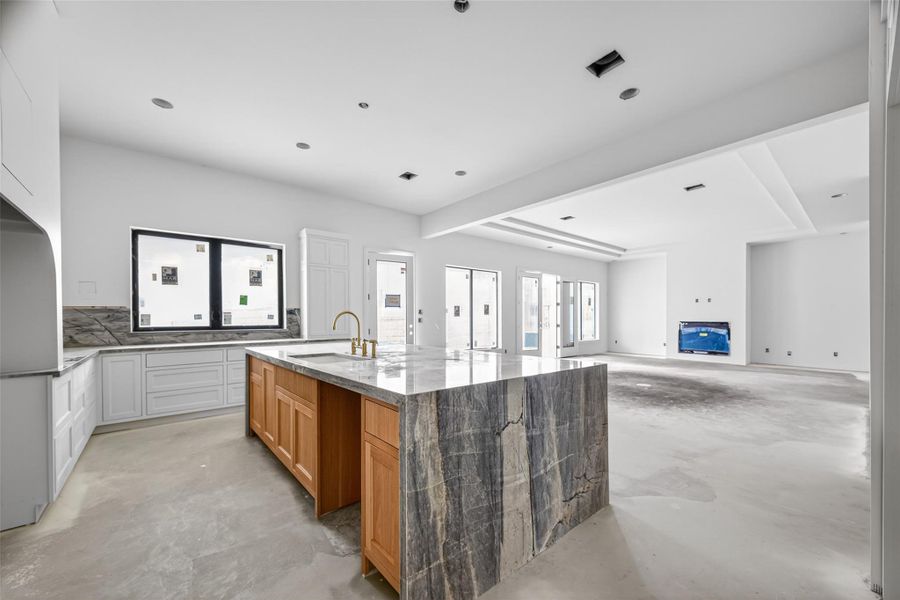 Chef inspired kitchen with beautiful attention to detail