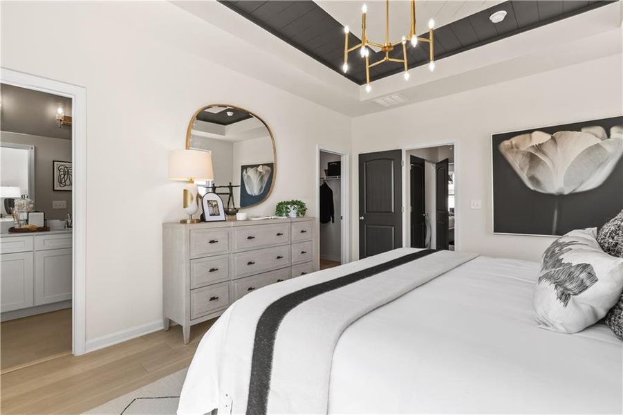 Furnished interior view inside a new home in Silverock, McDonough (Image 17).