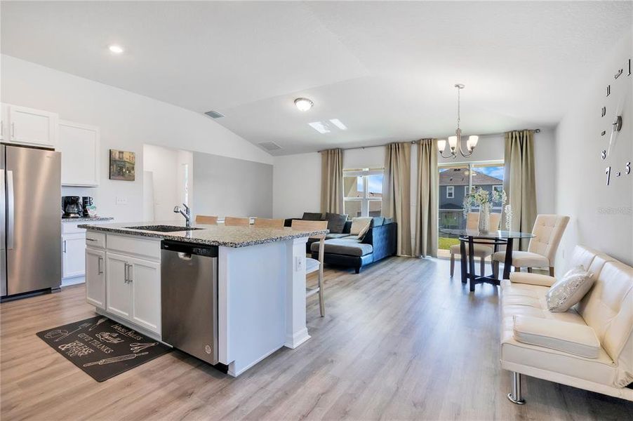 Furnished interior view inside a new home in , Davenport (Image 6).