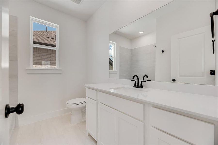 Furnished interior view inside a new home in Cottages of Celina, Celina (Image 7).