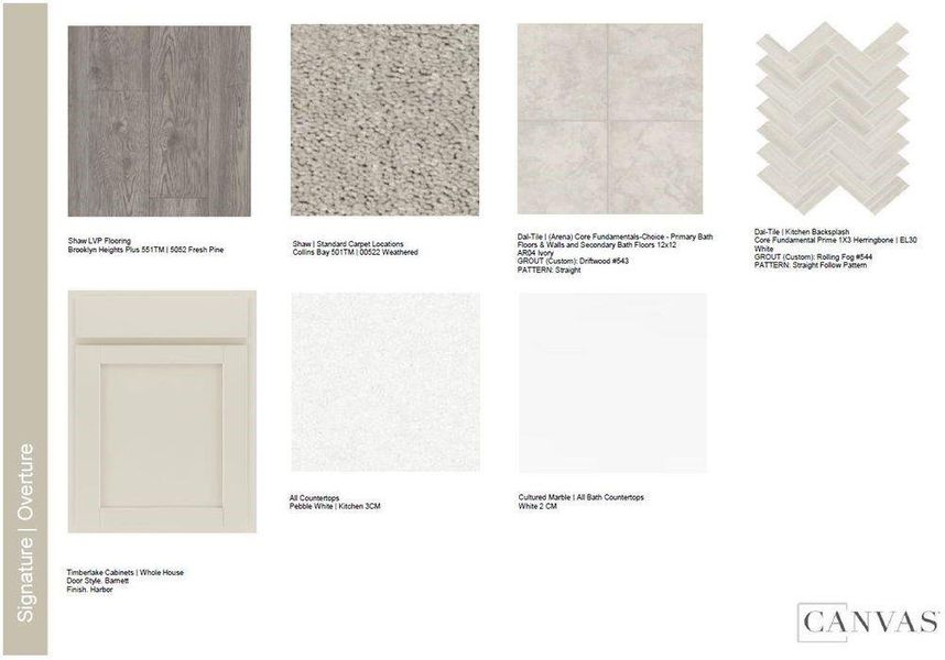 Sample of building materials used in homes in Chandler Run, Tucker (Image 33).