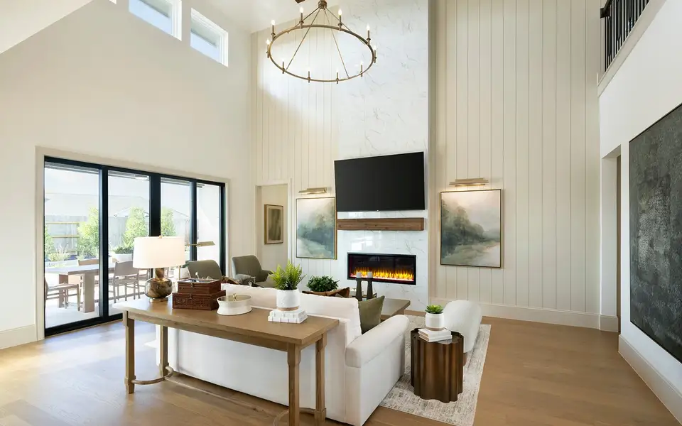 Representative furnished interior of a home built from the Broussard by Brookfield Residential in Elyson, Katy (Image 7).