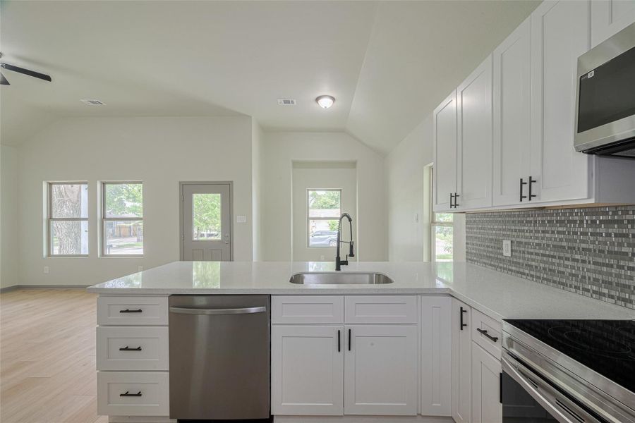 Furnished interior view inside a new home in , Baytown (Image 5). Furnished interior view inside a new home in , Baytown (Image 5).
