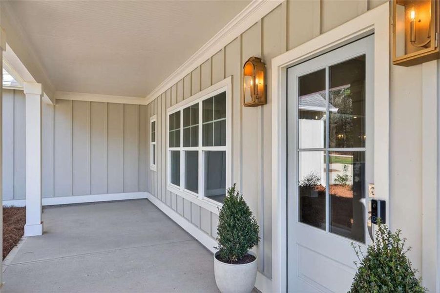Exterior details and patio area of a home in , Comer (Image 3).