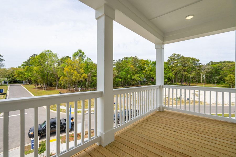 Exterior details and patio area of a home in Miller's Crossing, Johns Island (Image 36).