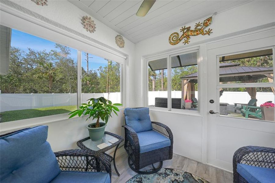 Exterior details and patio area of a home in , Port Charlotte (Image 4). Exterior details and patio area of a home in , Port Charlotte (Image 4).