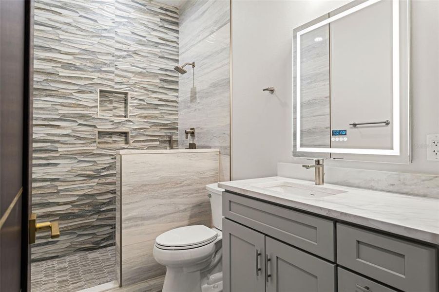 Furnished interior view inside a new home in , Trinity (Image 18).