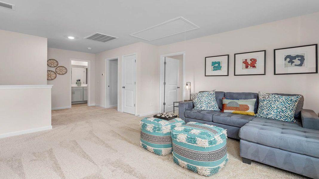 Furnished interior view inside a new home in Havencrest, Greensboro (Image 27).