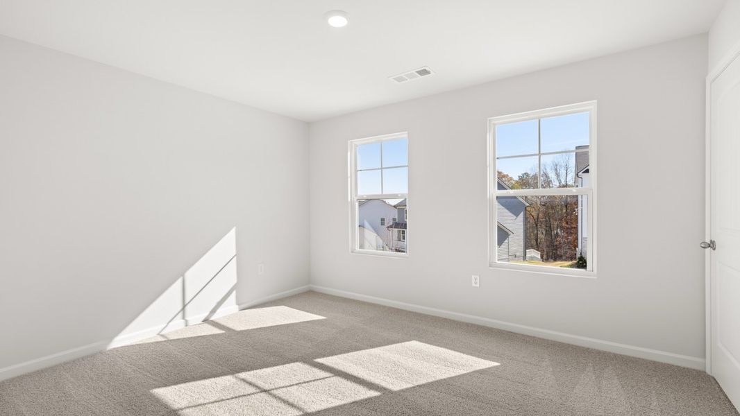 Representative unfurnished interior of a home built from the Belfort by D.R. Horton in Hamptons at Riverwood North, Dallas (Image 25).