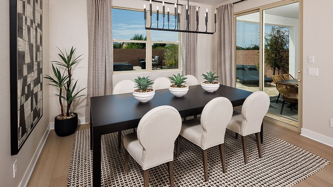 Representative furnished interior of a home built from the London by Taylor Morrison in Alamar, Avondale (Image 9).