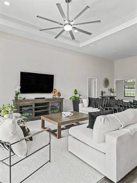Furnished interior view inside a new home in , Ocala (Image 56).