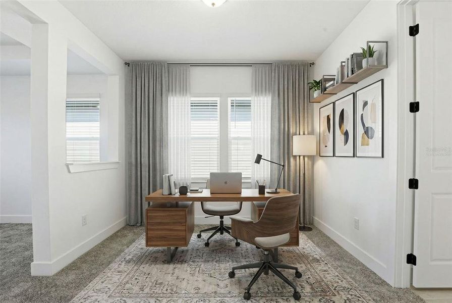 Furnished interior view inside a new home in Vida's Way, Wesley Chapel (Image 13).