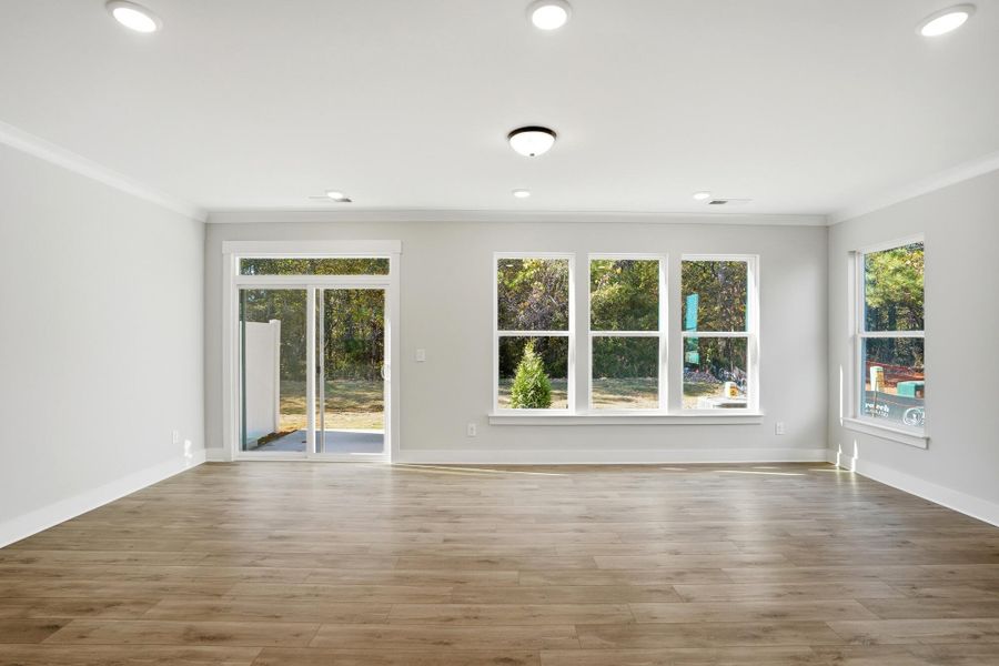 Spacious, unfurnished interior of a new home in Blythe Mill Townhomes, Waxhaw (Image 18). Spacious, unfurnished interior of a new home in Blythe Mill Townhomes, Waxhaw (Image 18).