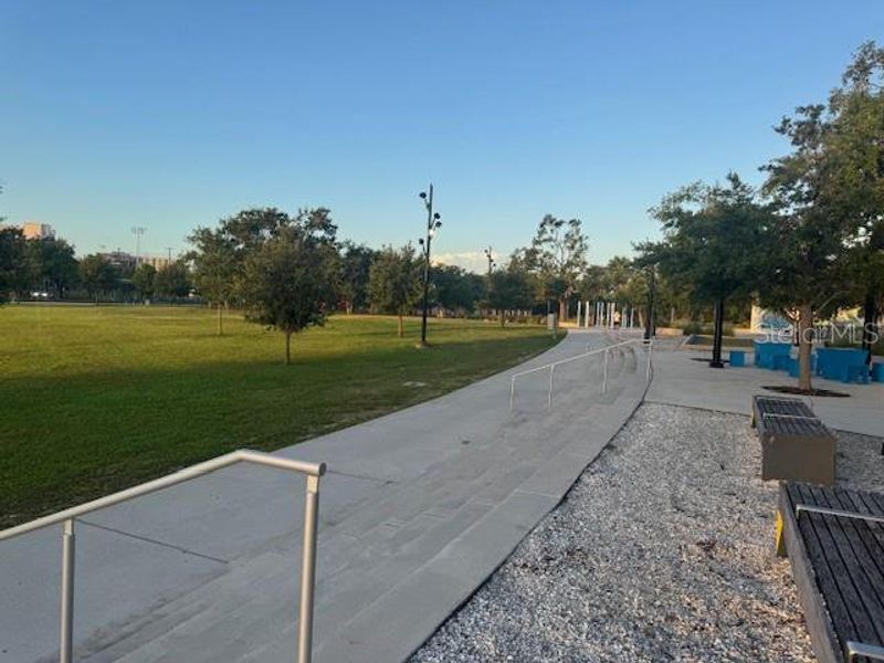 Julian B Lane Park walking area