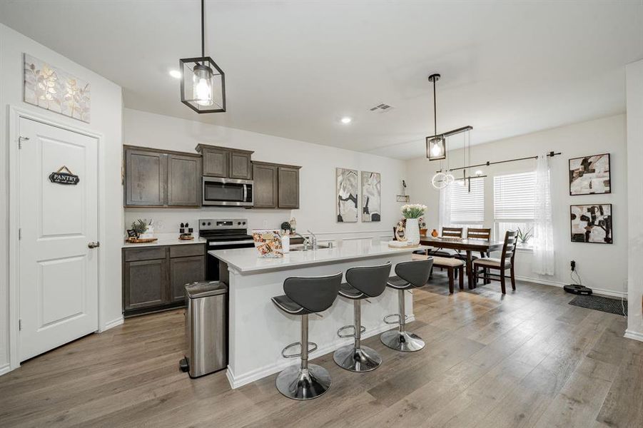Furnished interior view inside a new home in , Crandall (Image 11).