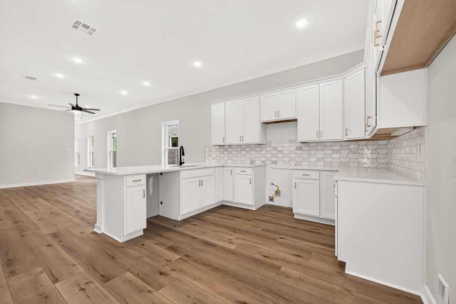 Furnished interior view inside a new home in Two Step Farm, Montgomery (Image 8).