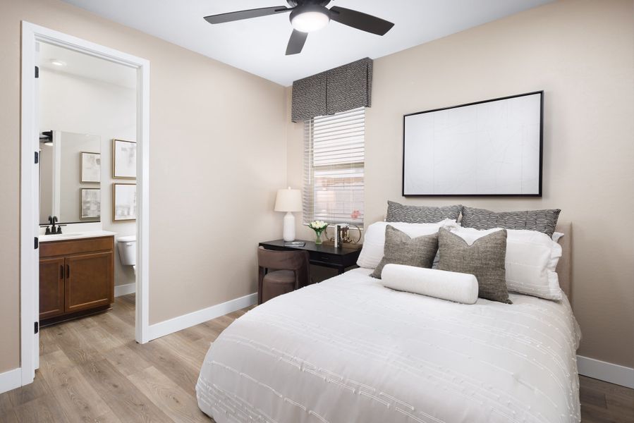 Representative furnished interior of a home built from the Fossil by Beazer Homes in Willows at Bella Vista Farms, San Tan Valley (Image 17).