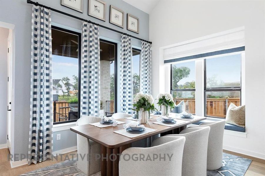 Furnished interior view inside a new home in Aster Park: 50ft. lots, McKinney (Image 11). Furnished interior view inside a new home in Aster Park: 50ft. lots, McKinney (Image 11).