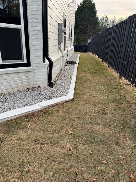 Exterior details and patio area of a home in , Lithonia (Image 29).