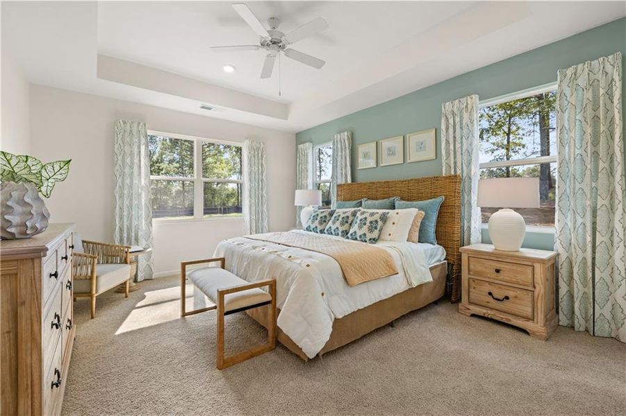 Furnished interior view inside a new home in , Buckhead (Image 42).