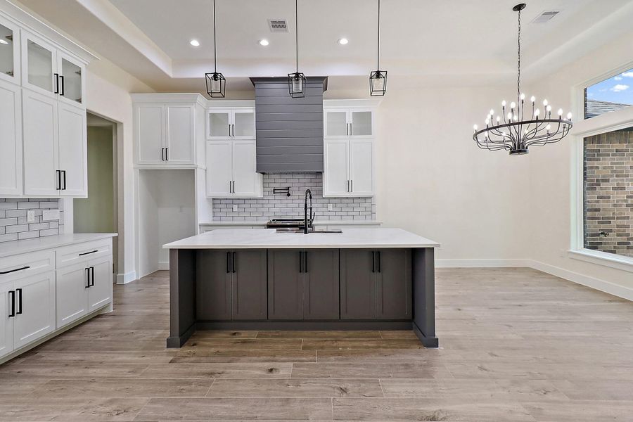 Furnished interior view inside a new home in , Crosby (Image 4).