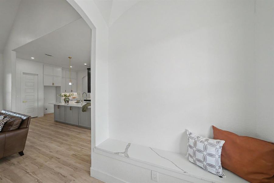 Furnished interior view inside a new home in , Celeste (Image 6).