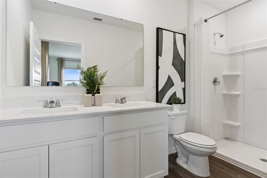 Furnished interior view inside a new home in , Lakeland (Image 24). Furnished interior view inside a new home in , Lakeland (Image 24).