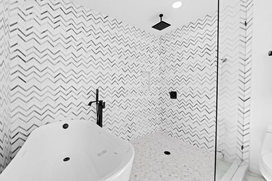 Furnished interior view inside a new home in , Point Venture (Image 12).