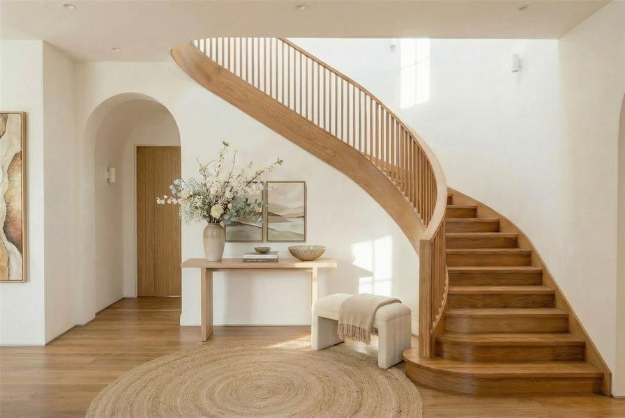 Furnished interior view inside a new home in , Dallas (Image 8). Furnished interior view inside a new home in , Dallas (Image 8).