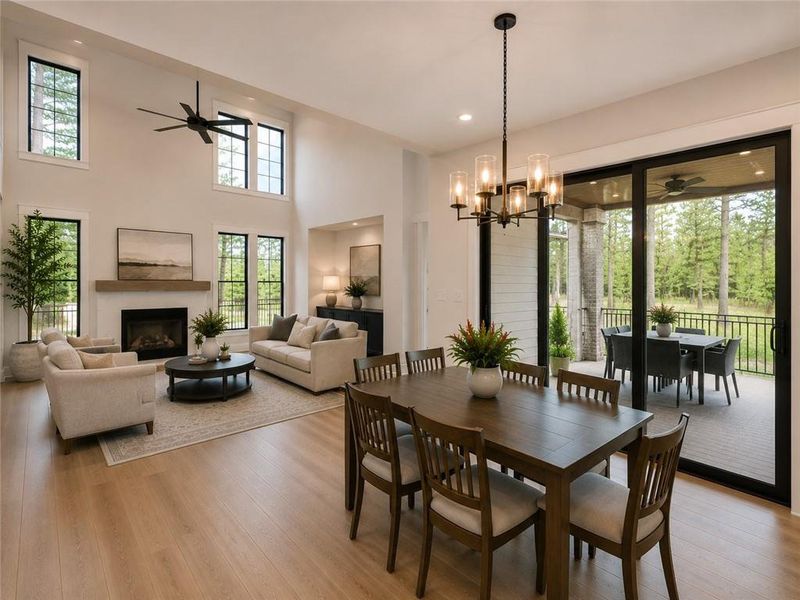 Furnished interior view inside a new home in , McDonough (Image 23).