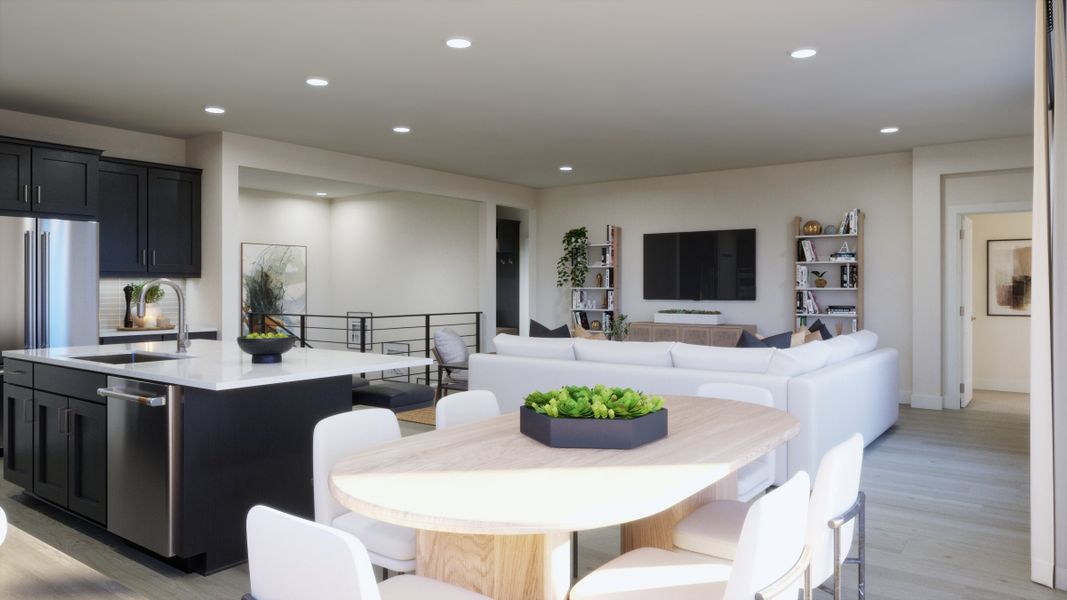 Representative furnished interior of a home built from the 1 by Trumark Homes in Independence, Elizabeth (Image 7).