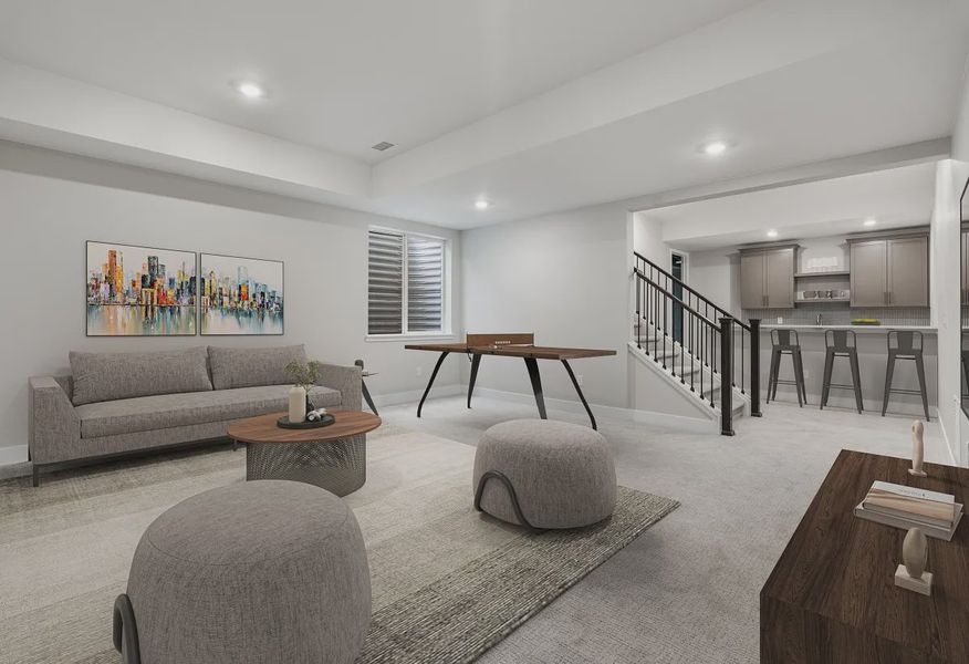 Homesite 265 Finished Basement - Virtually Staged - 20 of 24