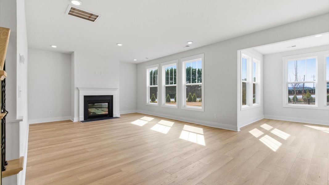 Furnished interior view inside a new home in Pelham Crossing, Greenville (Image 23).
