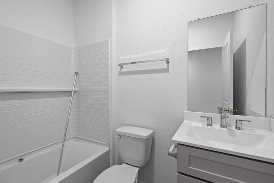 Furnished interior view inside a new home in Mavera, Conroe (Image 14).