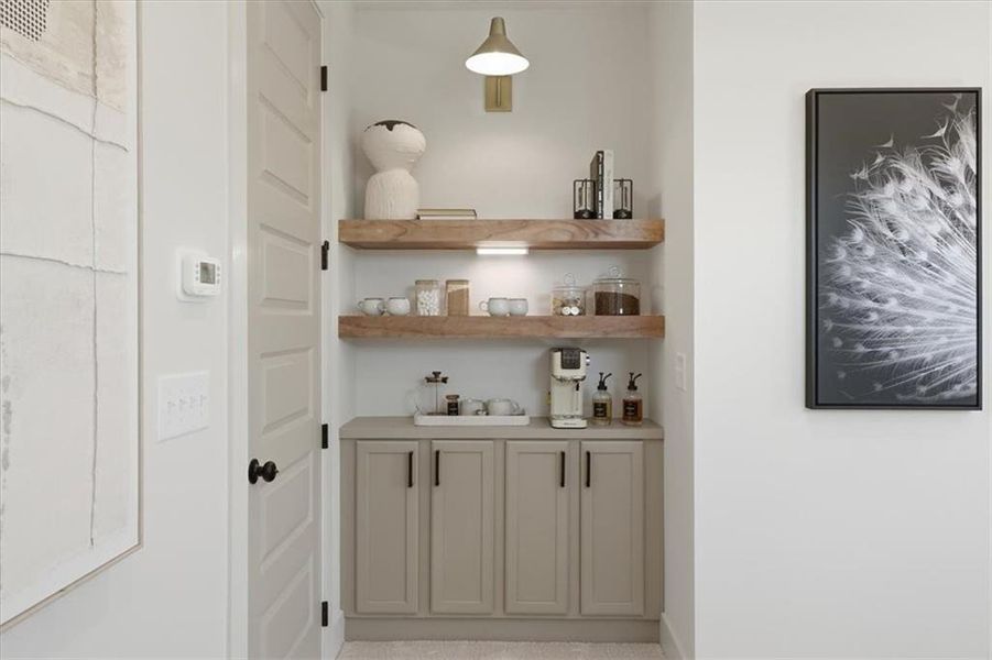 Furnished interior view inside a new home in The Eighteen, Atlanta (Image 15).