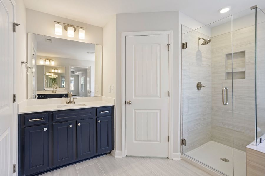 Furnished interior view inside a new home in Georgias Landing, Raleigh (Image 13).