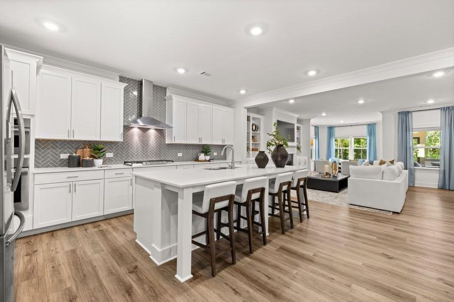 Furnished interior view inside a new home in Twelve Parks 55+, Sharpsburg (Image 5).