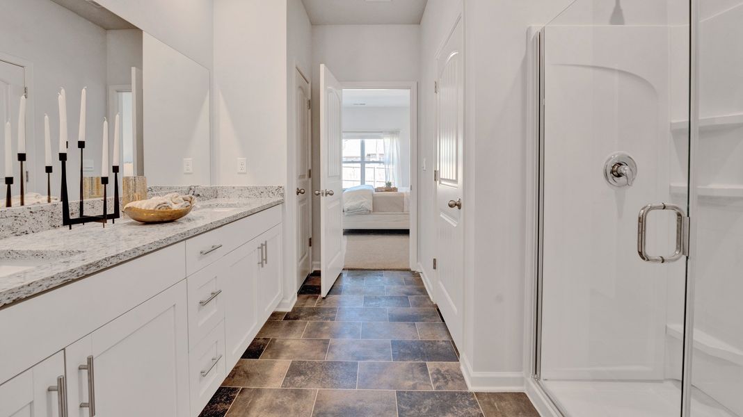 Representative unfurnished interior of a home built from the BRISTOL by D.R. Horton in Village Park, Oakland (Image 18).